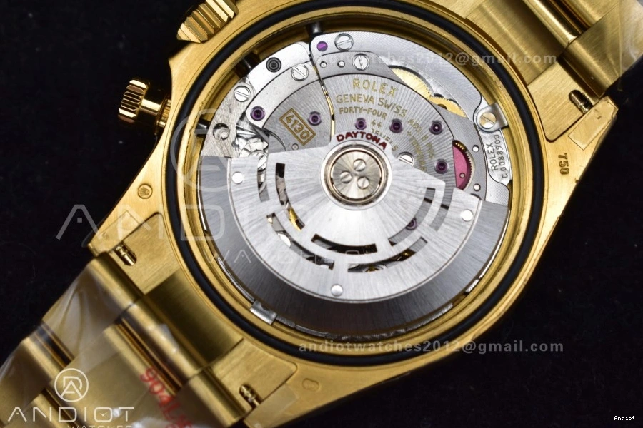 1:1 Bracelet QF Dial Edition 116508 Black Best Daytona on Diamonds YG V2 SH4130 1122